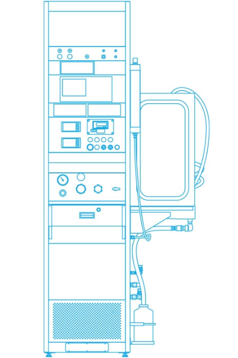 CEL-bvc test stand
